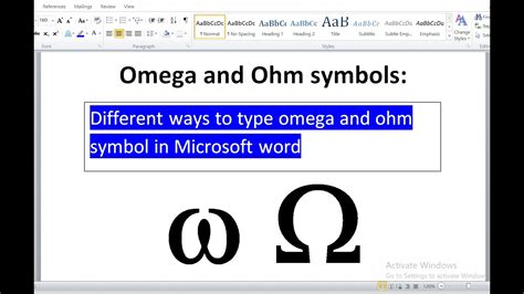 omega type|omega symbol on keyboard.